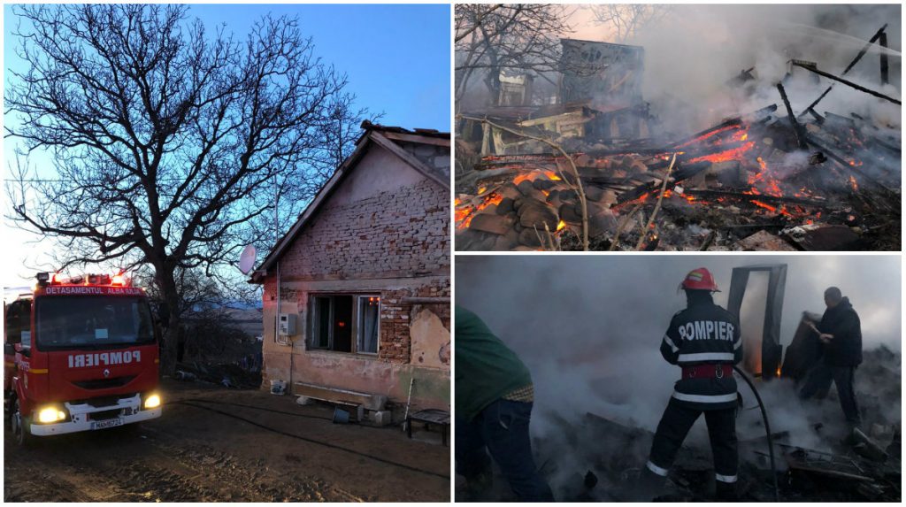 FOTO-VIDEO: INCENDIU în localitatea Deal. O casă și o anexă, cuprinse de flăcări. Pompierii intervin cu două autospeciale