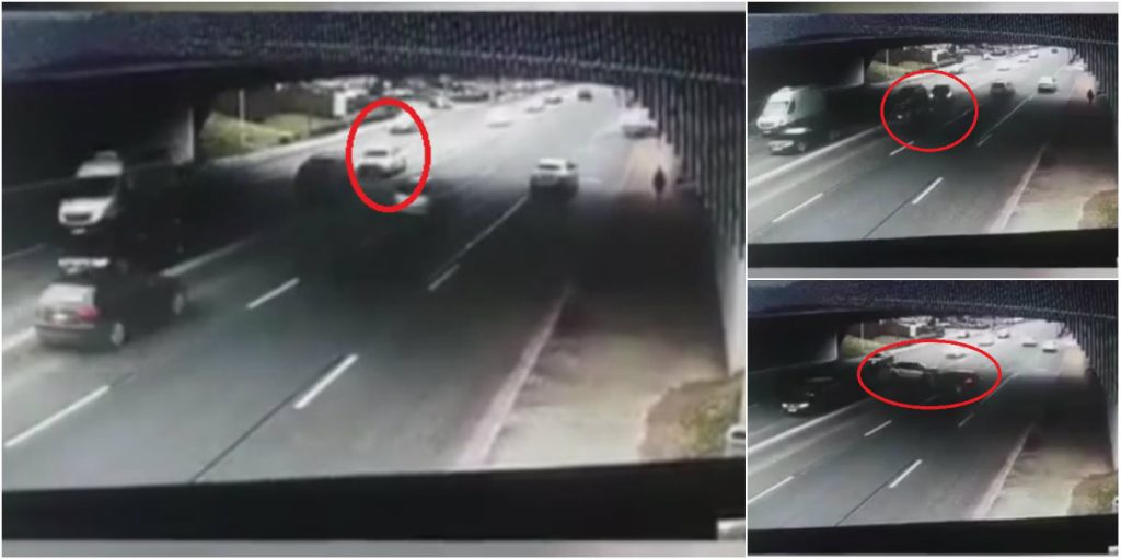 VIDEO: Momentul impactului, în accidentul în care a fost implicată o familie din Aiud. Șoferul a intrat pe contrasens