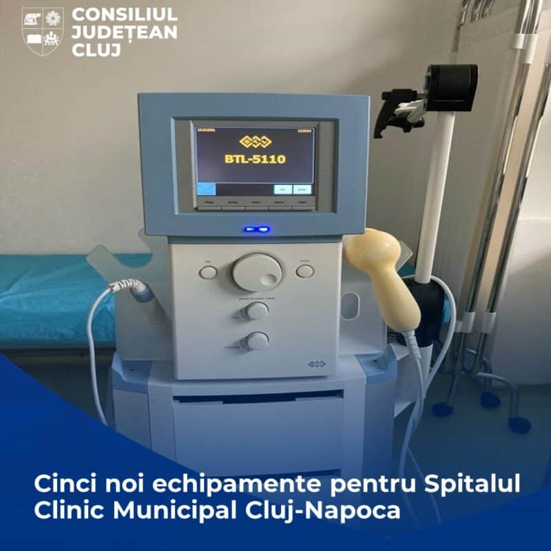 cinci noi echipamente pentru spitalul clinic municipal cluj napoca