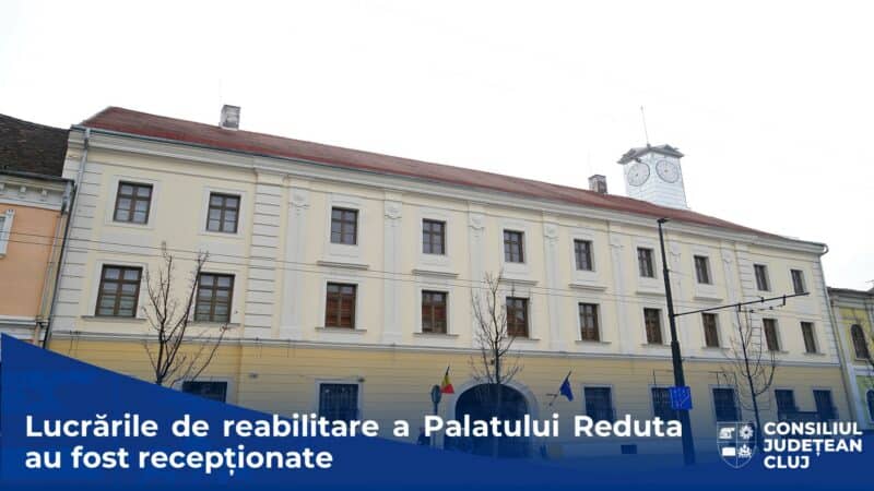 lucrările de reabilitare a palatului reduta au fost recepționate