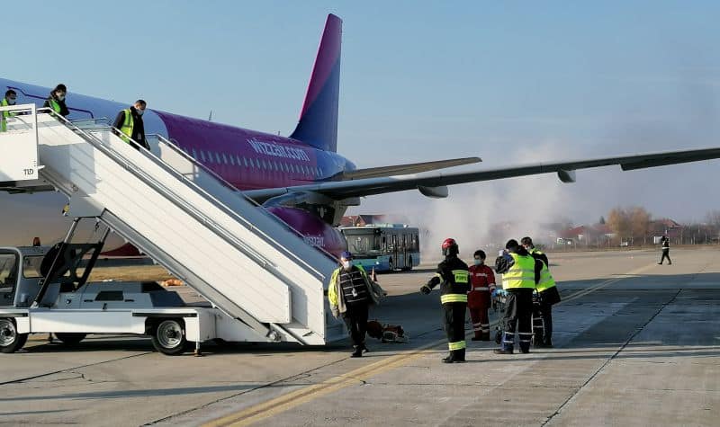 urgenta aeroport avion avram iancu cluj2