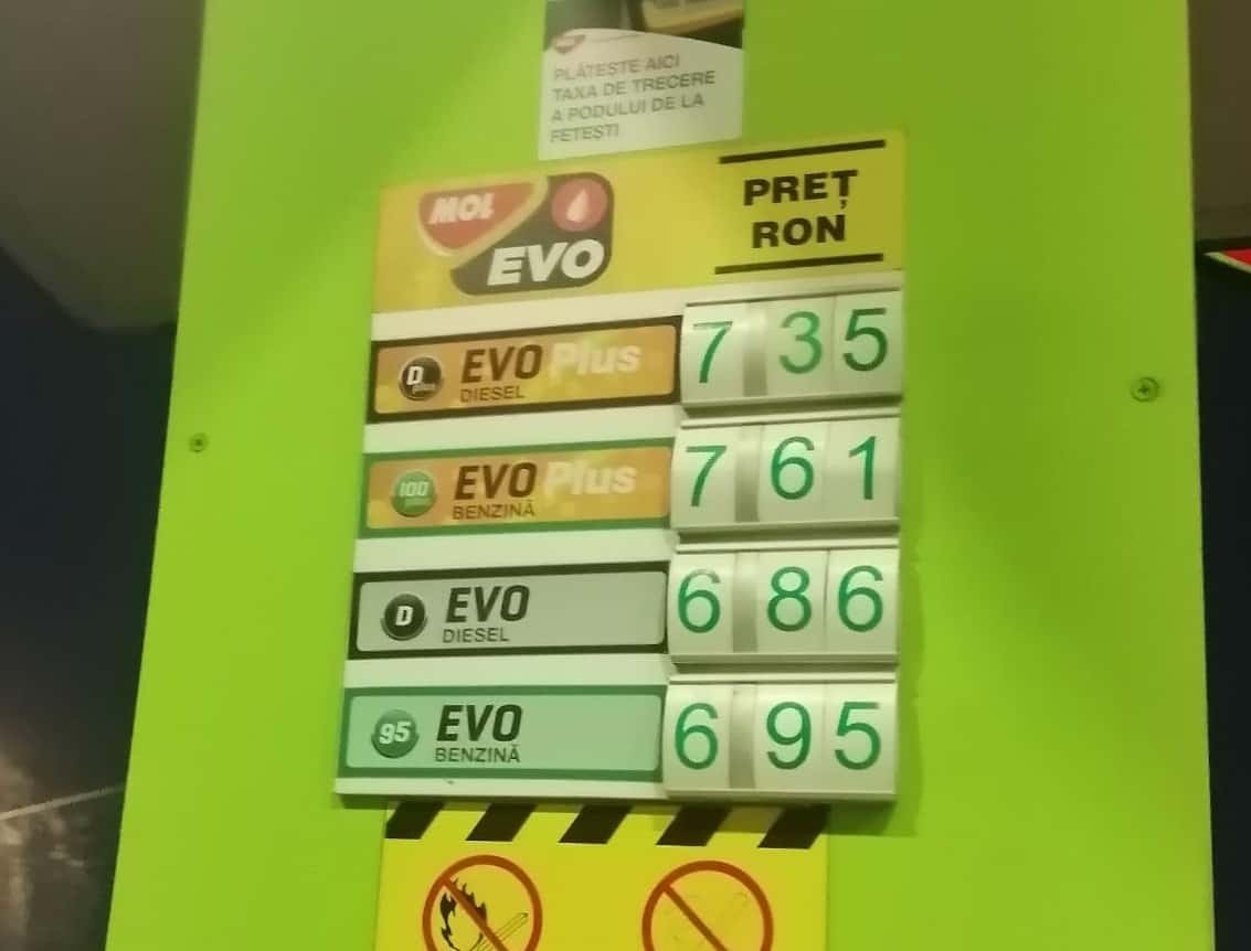 pret carburanti romania