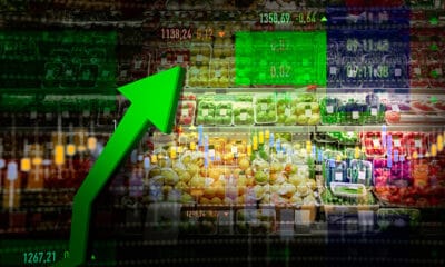 vegetable, fruit, stock market data, moving up, growth
