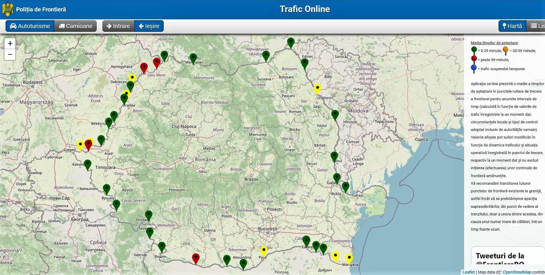 aglomeratie trafic frontiera