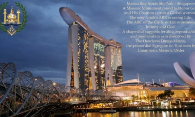 marina bay sands skypark singapore masonic monument umaniterra masonic order romania