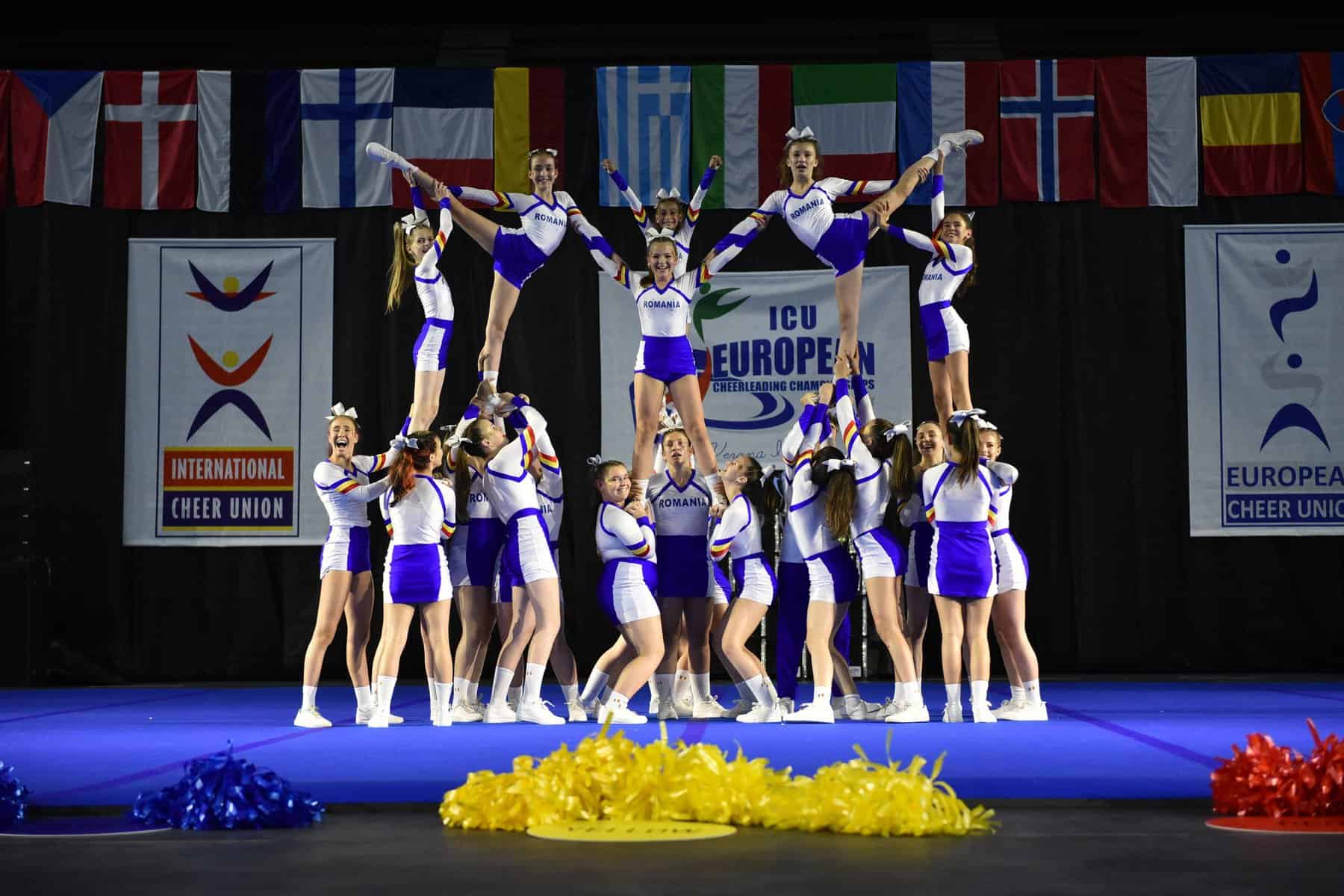 FOTO.  Risultati eccezionali degli atleti di Cluj al campionato europeo di CHEERLEADING in Italia