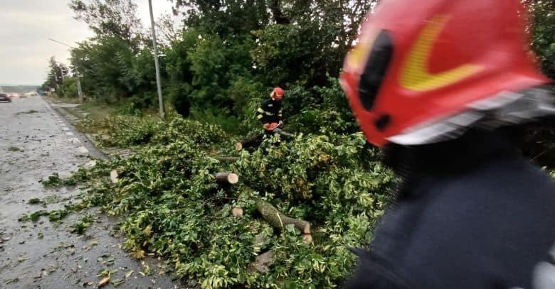 pompieri copaci cazuti vijelie cluj