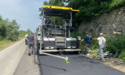 Reparații drumuri județene în Cluj