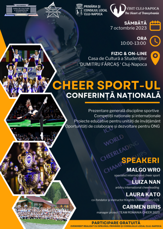 afis conferinta cheer sport