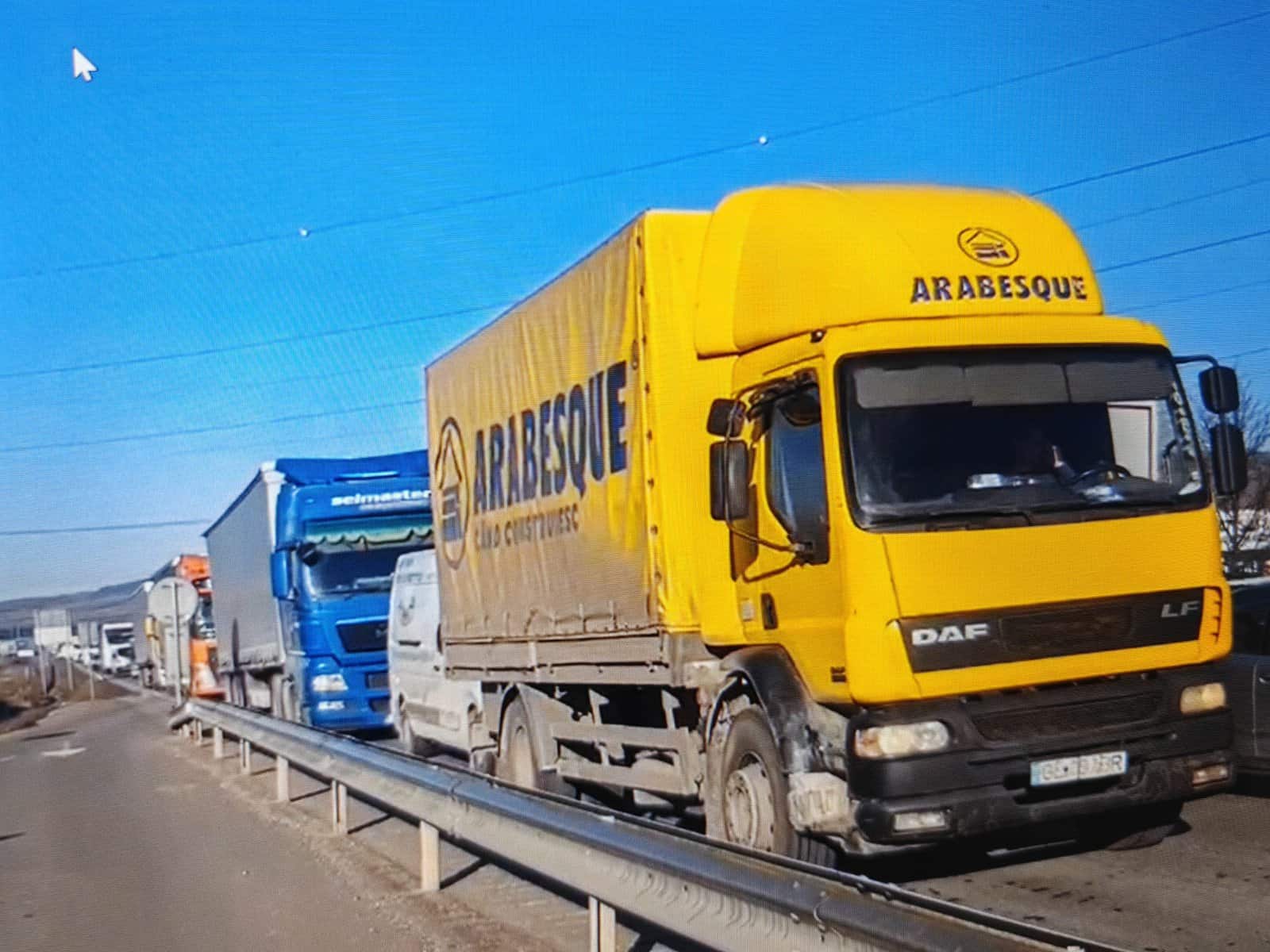 Video. Trafic Dat Peste Cap La Cluj De Protestul Transportatorilor. Tir 