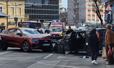 Accident Piața Mihai Viteazu Cluj-Napoca