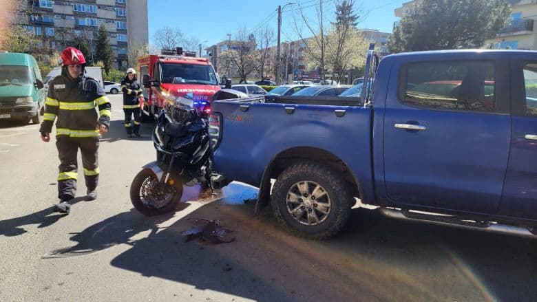Accident motocicletă Cluj-Napoca