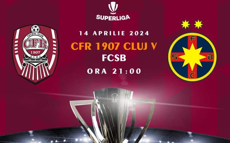 CFR Cluj întalnește FCSB în Superliga