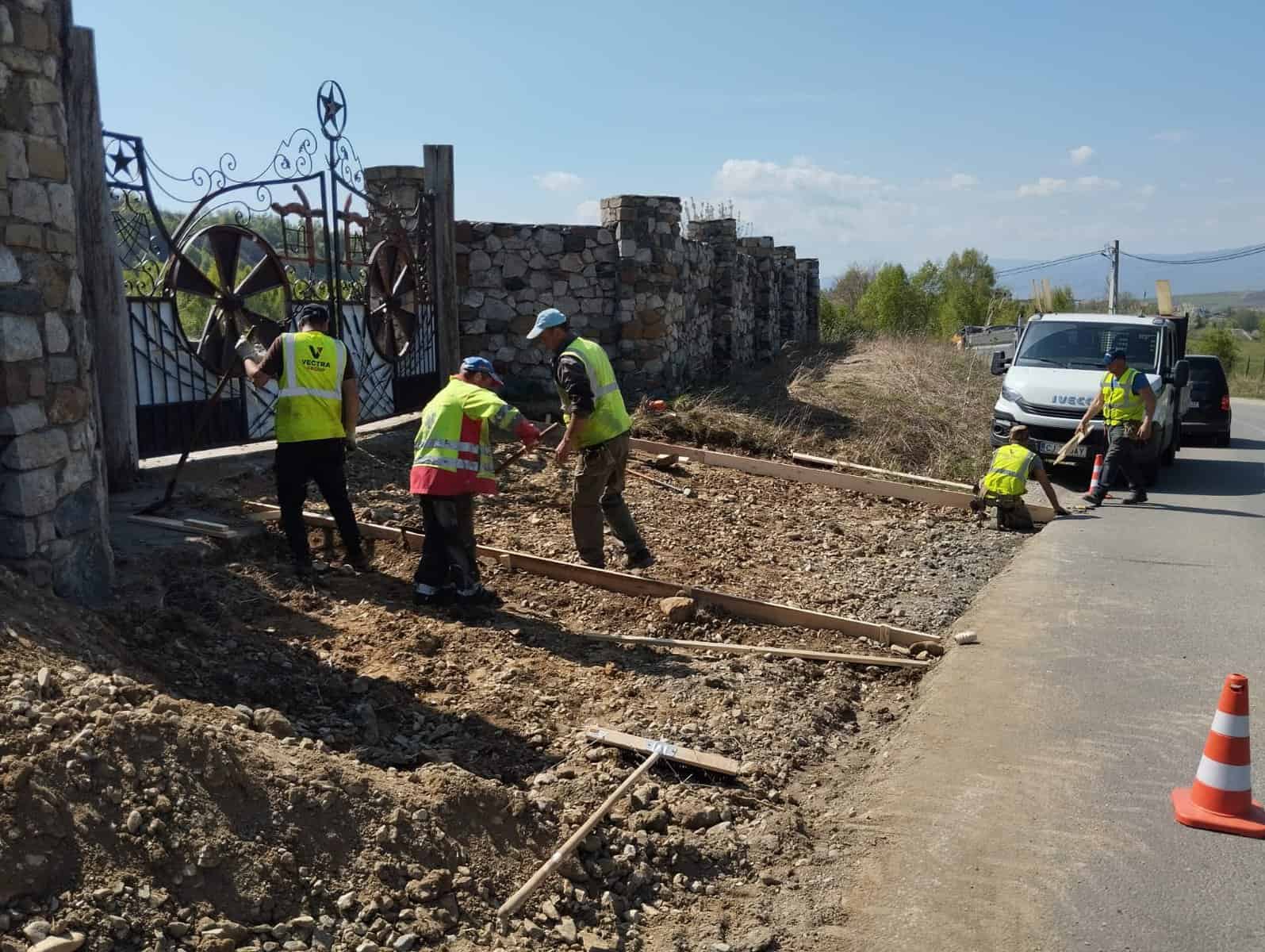 Reparații drum Făget-Ciurila