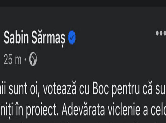 Deputatul invizibil Sabin Sărmaș jignește vârstnicii Clujului