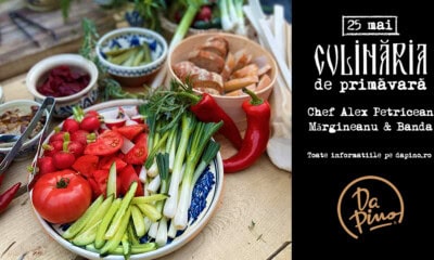 Culinăria de Primăvară are loc sâmbătă, 25 mai, la Da Pino