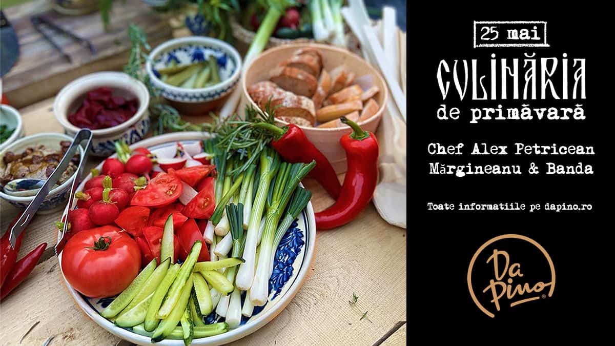 Culinăria de Primăvară are loc sâmbătă, 25 mai, la Da Pino