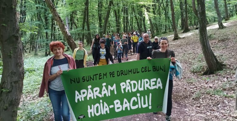 Marș pentru padurea Hoia la Cluj-Napoca