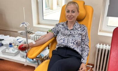 Maria Forna, președita ATOP Cluj, donează sânge de peste 17 ani