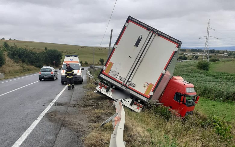 Accident la Șaula, Cluj