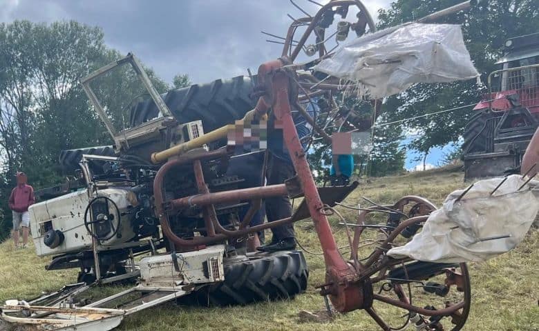 Accident tractor Cluj