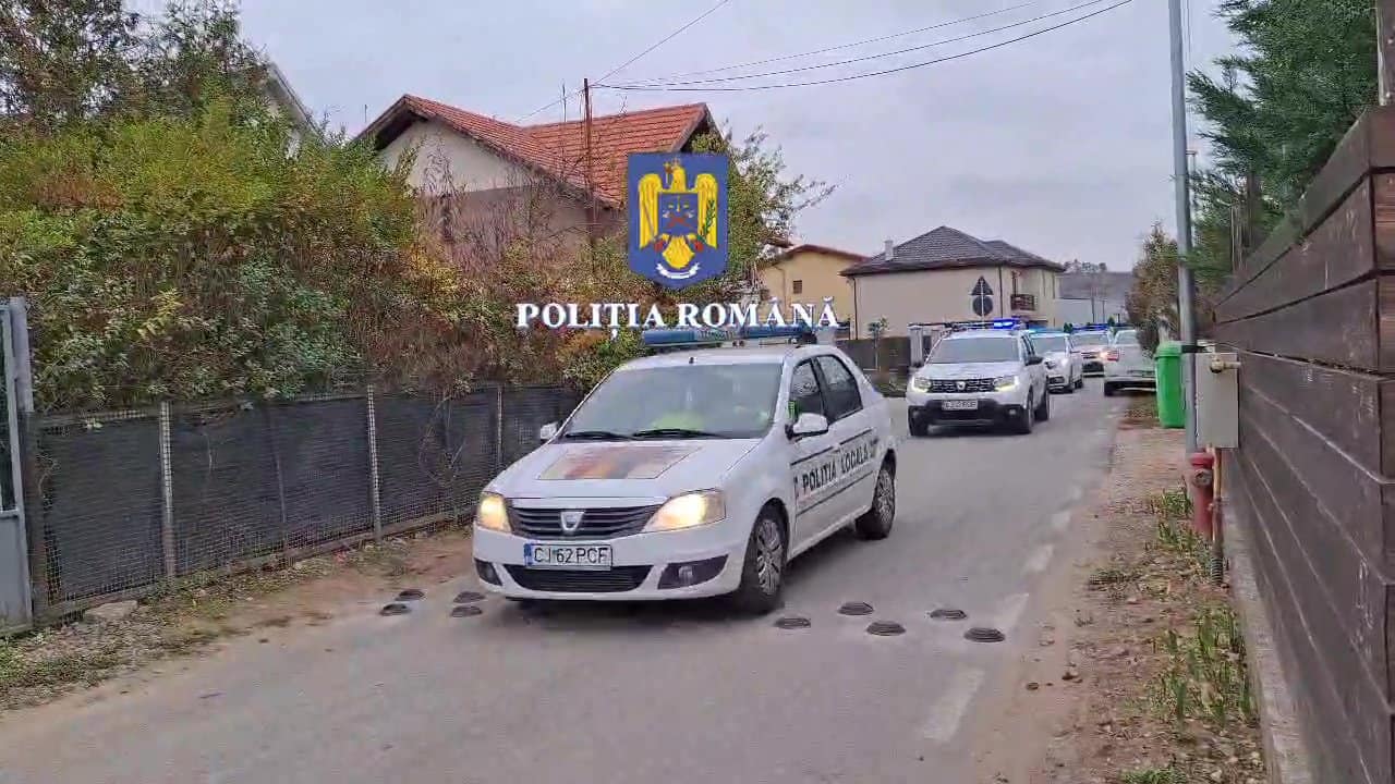 Razie a polițieI în Florești