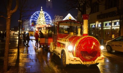 Trenulețul lui Moș Crăciun la Cluj