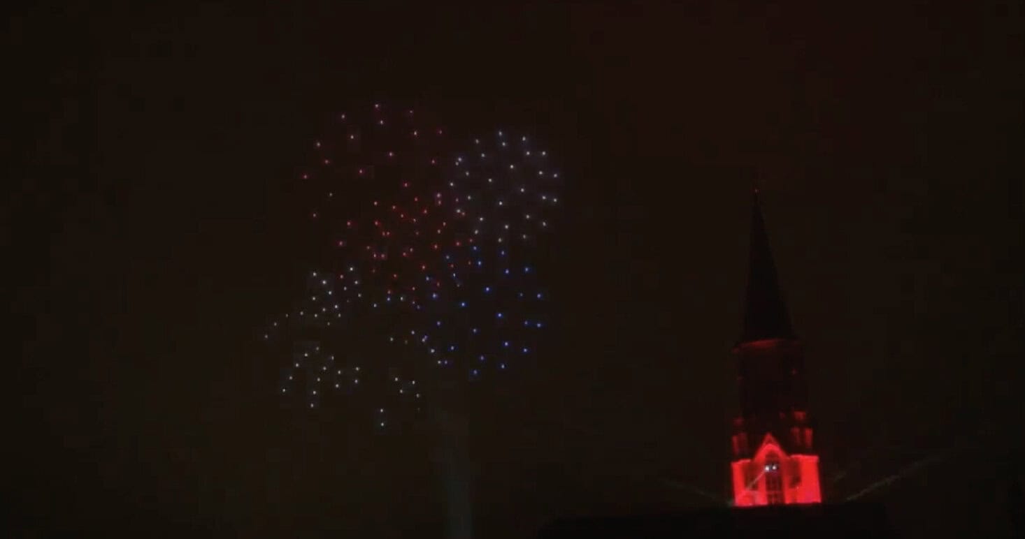 Spectacol drone Revelion Cluj-Napoca