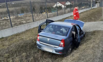 Accident la Bunești