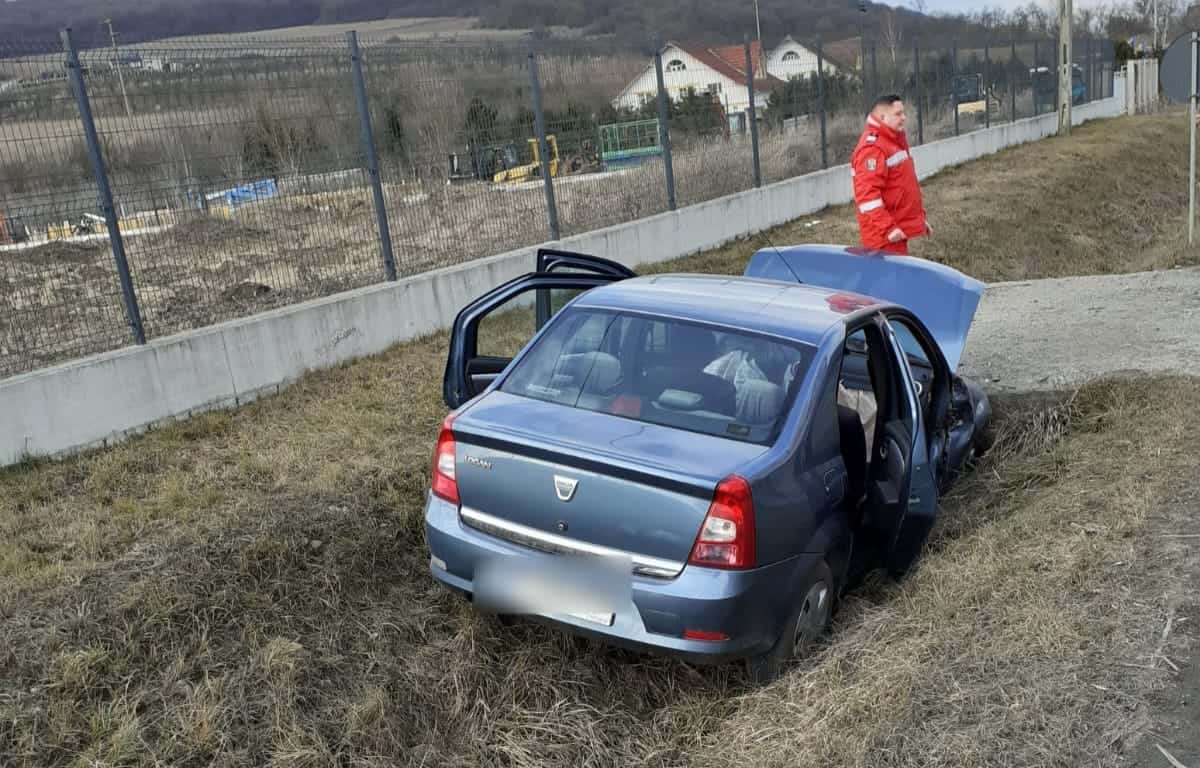 Accident la Bunești